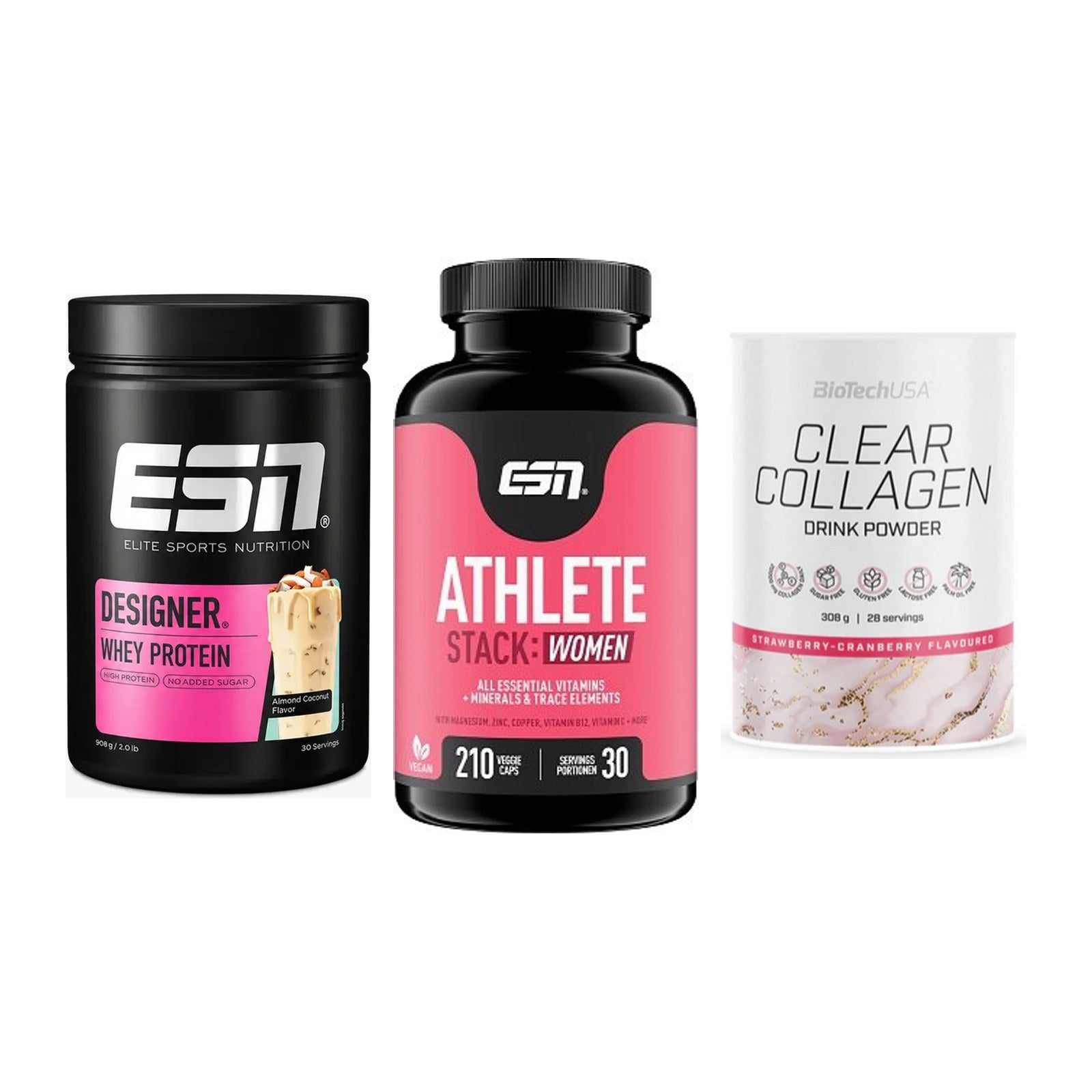 Regenerations-Set: ESN Designer + ESN Athlete + BioTech Clear – alle enthaltenen Artikel