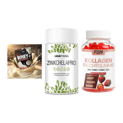 Regenerations-Set: Sinob Honest + Sinob Zink + FGN Kollagen 60 – alle enthaltenen Artikel