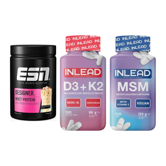 Regenerations-Set: ESN Designer + INLEAD Vitamin + INLEAD MSM – alle enthaltenen Artikel