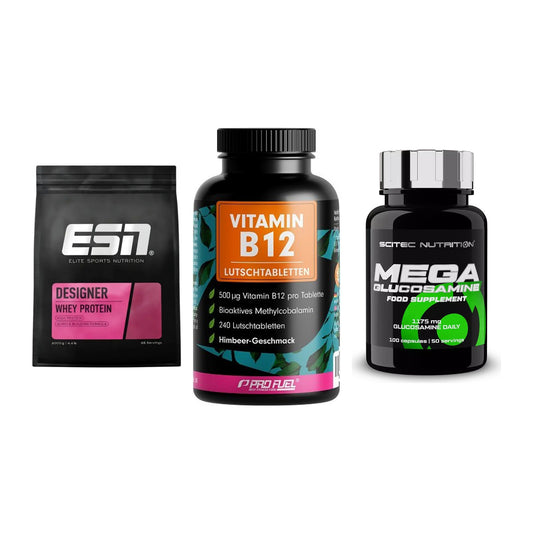 Regenerations-Set: ESN Designer + ProFuel Vitamin + Scitec Mega – alle enthaltenen Artikel