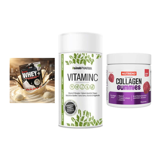 Regenerations-Set: Sinob Honest + Sinob Vitamin C + Nutrend Collage – alle enthaltenen Artikel