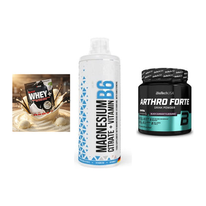 Regenerations-Set: Sinob Honest + MST Magnesium + BioTech Arthro – alle enthaltenen Artikel