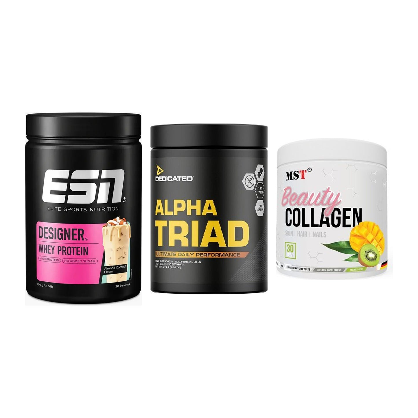 Regenerations-Set: ESN Designer + Dedicated Alpha + MST Beauty – alle enthaltenen Artikel