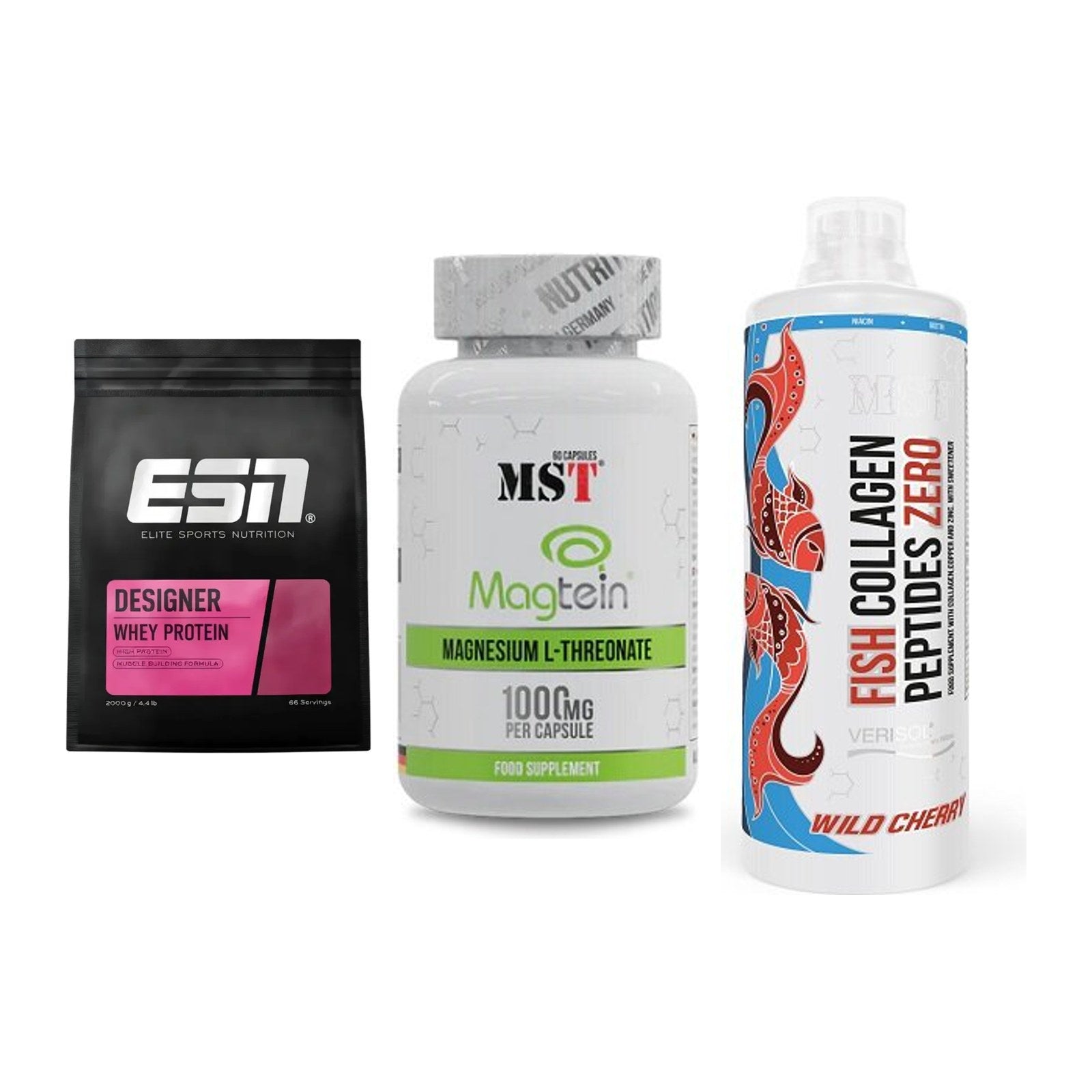 Regenerations-Set: ESN Designer + MST Magnesium + MST Fish – alle enthaltenen Artikel