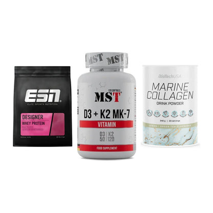 Regenerations-Set: ESN Designer + MST Vitamin D3 + BioTech Marine – alle enthaltenen Artikel