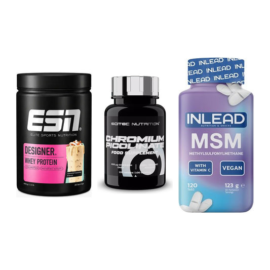 Regenerations-Set: ESN Designer + Scitec Chromium + INLEAD MSM – alle enthaltenen Artikel