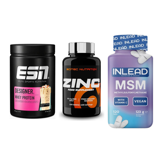 Regenerations-Set: ESN Designer + Scitec Zinc + INLEAD MSM – alle enthaltenen Artikel