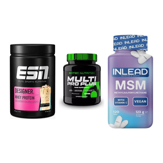 Regenerations-Set: ESN Designer + Scitec Multi + INLEAD MSM – alle enthaltenen Artikel