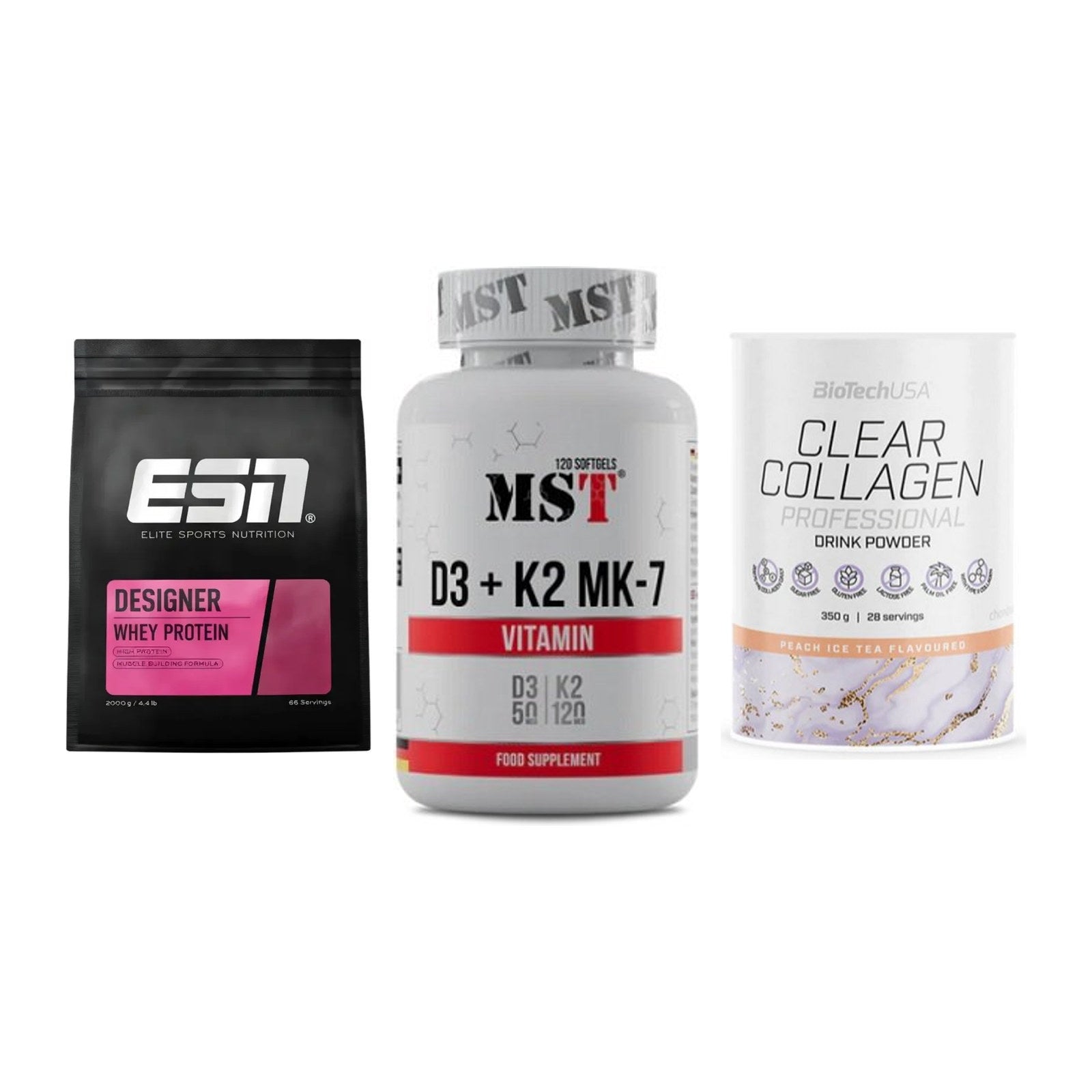 Regenerations-Set: ESN Designer + MST Vitamin D3 + BioTech Clear – alle enthaltenen Artikel