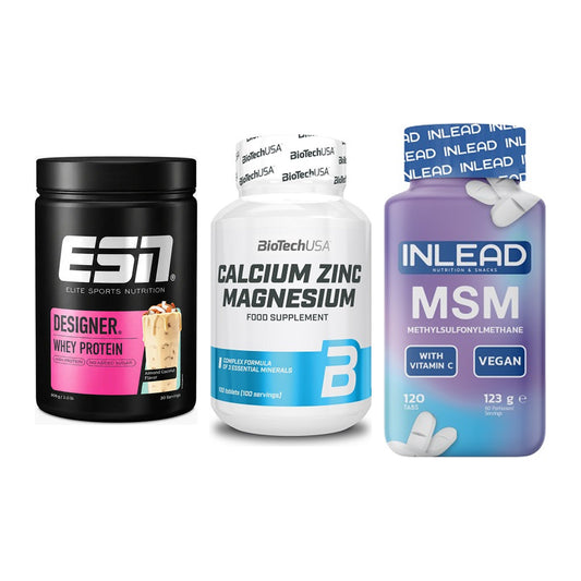Regenerations-Set: ESN Designer + BioTech Calcium + INLEAD MSM – alle enthaltenen Artikel