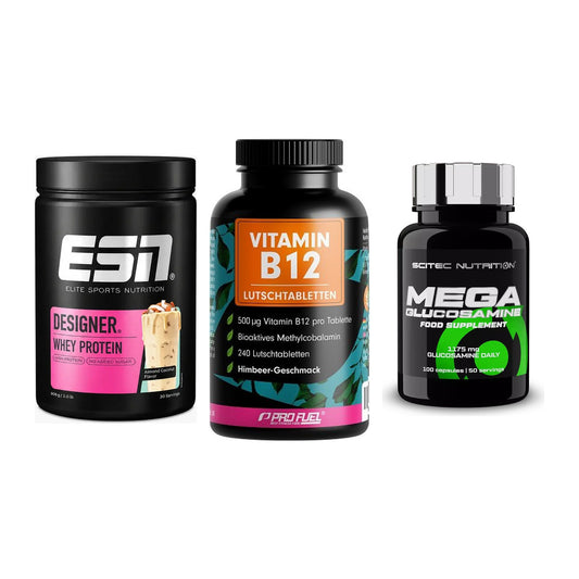 Regenerations-Set: ESN Designer + ProFuel Vitamin + Scitec Mega – alle enthaltenen Artikel