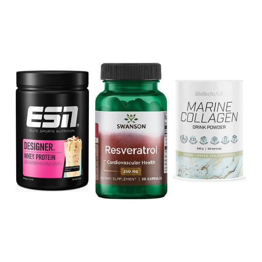 Regenerations-Set: ESN Designer + Swanson Resvera + BioTech Marine – alle enthaltenen Artikel