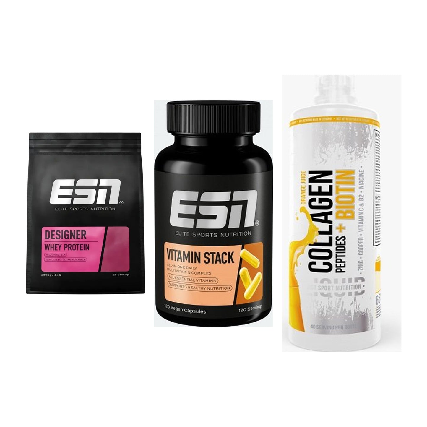 Regenerations-Set: ESN Designer + ESN Vitamin + MST Collagen – alle enthaltenen Artikel