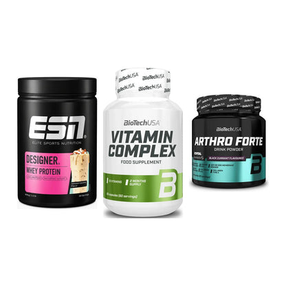 Regenerations-Set: ESN Designer + BioTech Vitamin + BioTech Arthro – alle enthaltenen Artikel