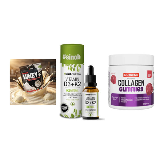 Regenerations-Set: Sinob Honest + Sinob Vitamin + Nutrend Collage – alle enthaltenen Artikel