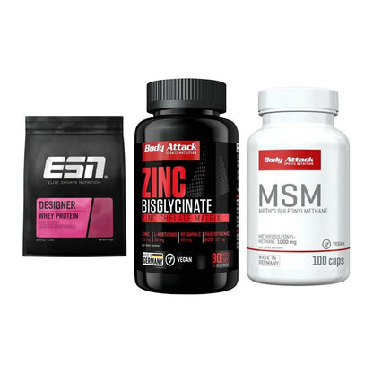 Regenerations-Set: ESN Designer + Body Attack + Body Attack MSM – alle enthaltenen Artikel