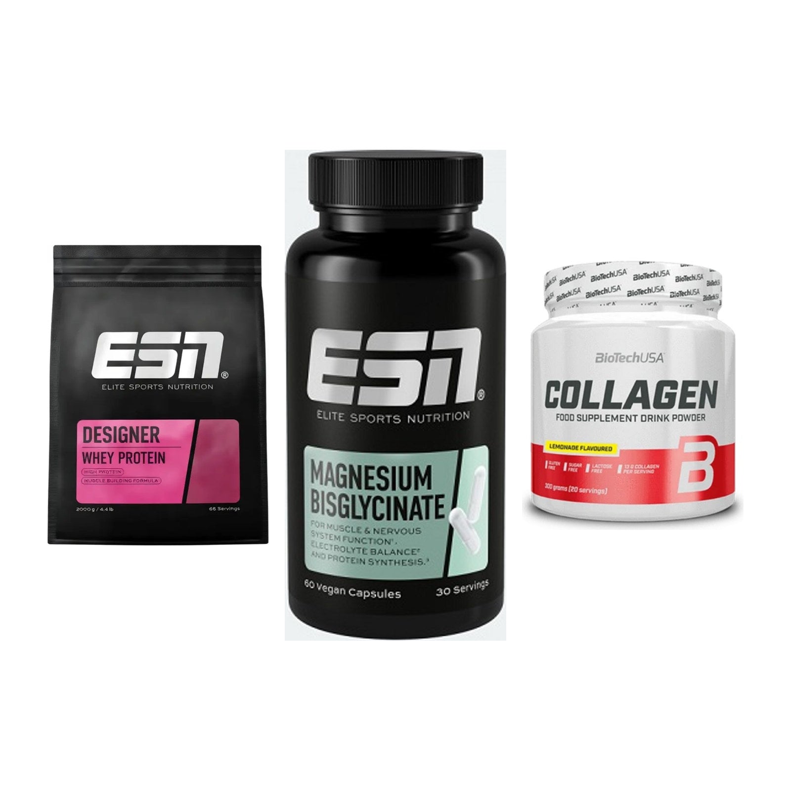 Regenerations-Set: ESN Designer + ESN Magnesium + BioTech Collage – alle enthaltenen Artikel