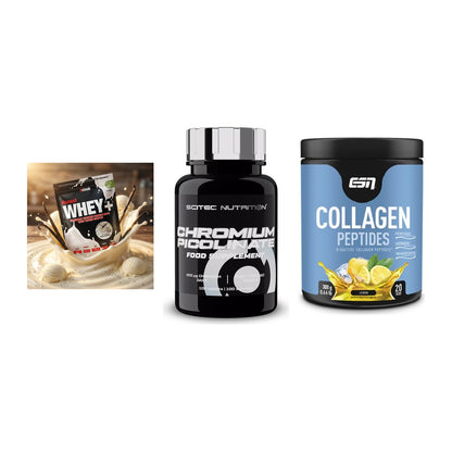 Regenerations-Set: Sinob Honest + Scitec Chromium + ESN Collagen – alle enthaltenen Artikel