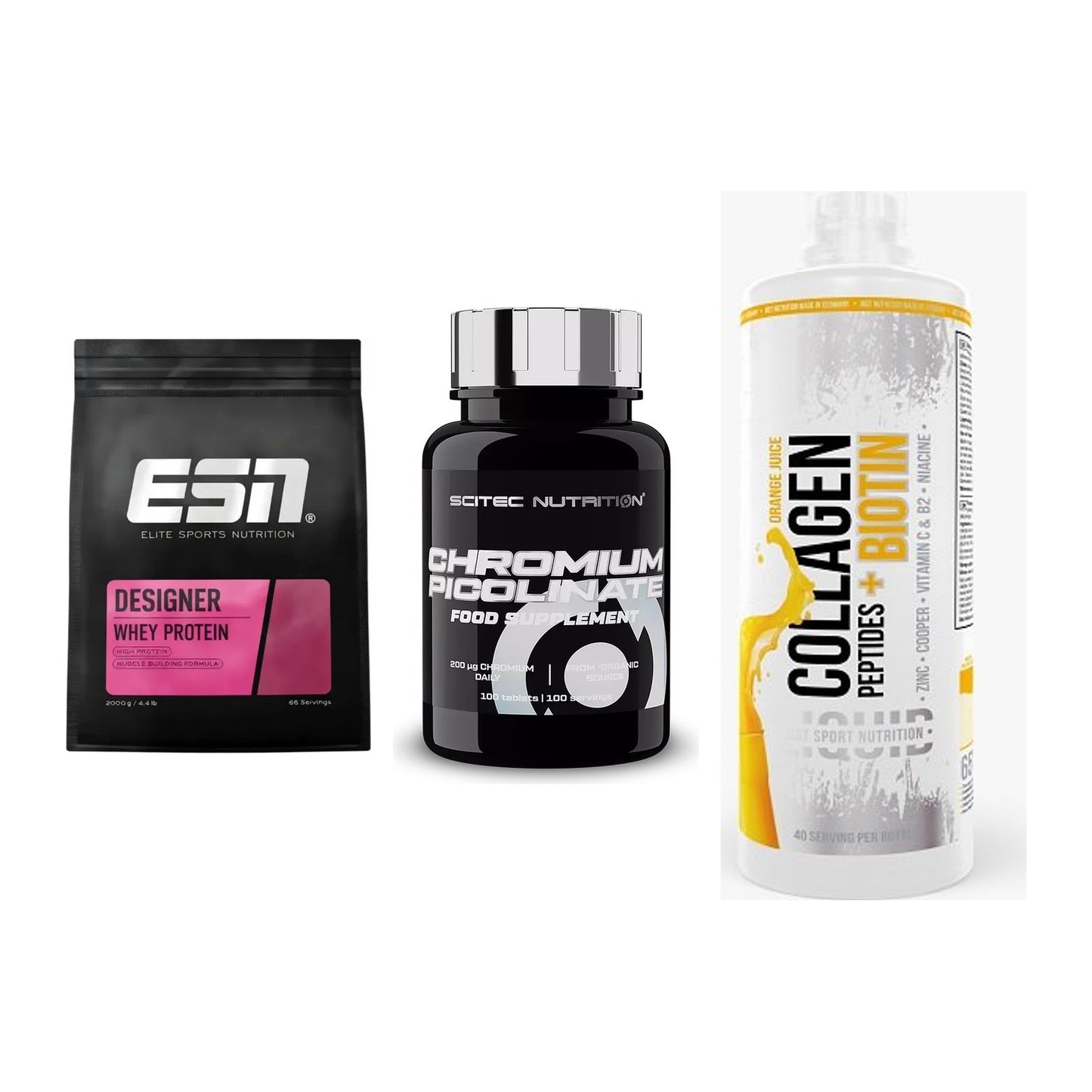 Regenerations-Set: ESN Designer + Scitec Chromium + MST Collagen – alle enthaltenen Artikel