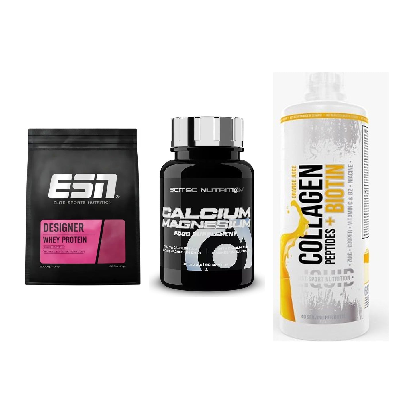 Regenerations-Set: ESN Designer + Scitec Calcium + MST Collagen – alle enthaltenen Artikel