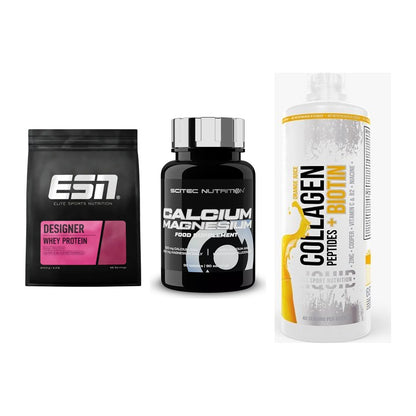 Regenerations-Set: ESN Designer + Scitec Calcium + MST Collagen – alle enthaltenen Artikel