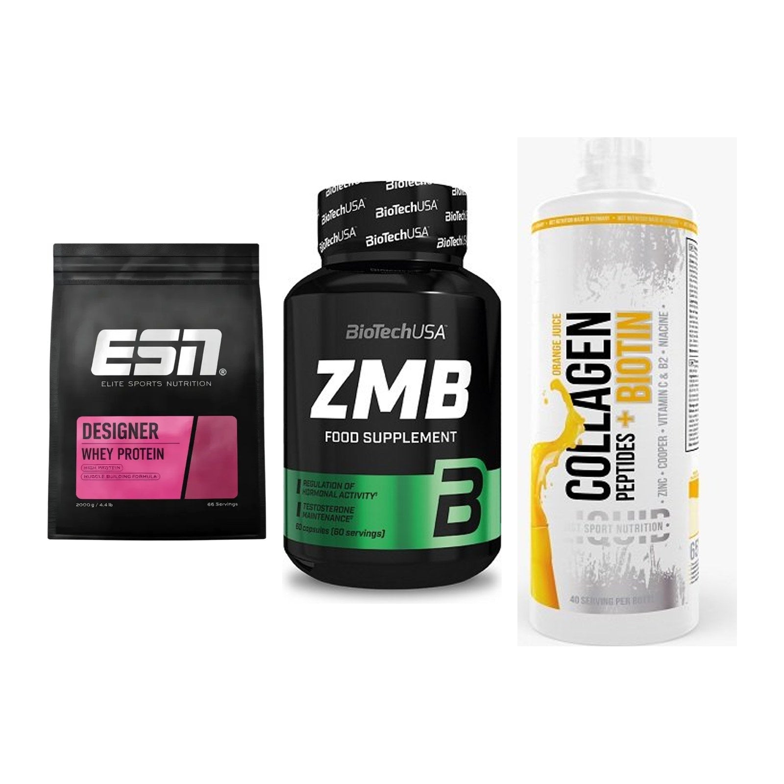 Regenerations-Set: ESN Designer + BioTech ZMB + MST Collagen – alle enthaltenen Artikel