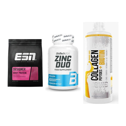 Regenerations-Set: ESN Designer + BioTech Zinc + MST Collagen – alle enthaltenen Artikel