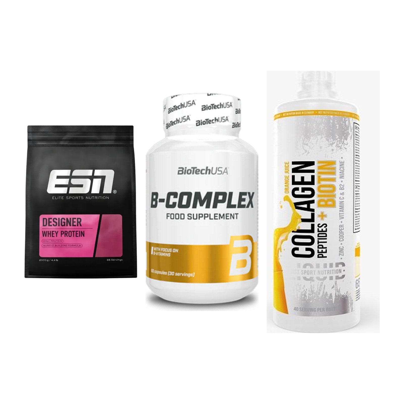 Regenerations-Set: ESN Designer + BioTech B + MST Collagen – alle enthaltenen Artikel