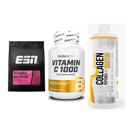 Regenerations-Set: ESN Designer + BioTech Vitamin + MST Collagen – alle enthaltenen Artikel