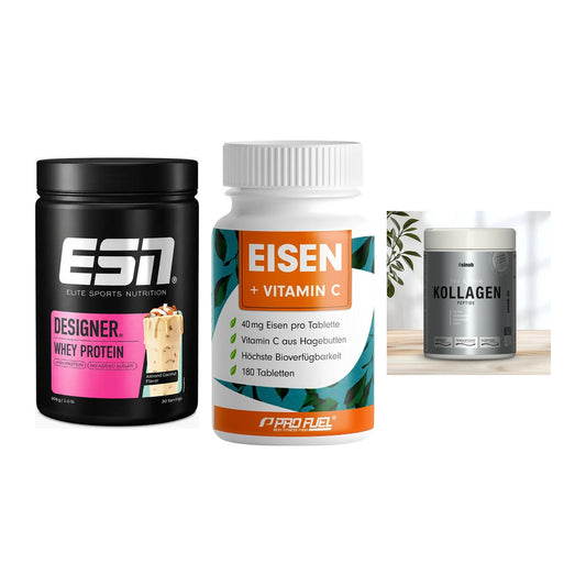 Regenerations-Set: ESN Designer + ProFuel EISEN + Sinob Kollagen – alle enthaltenen Artikel