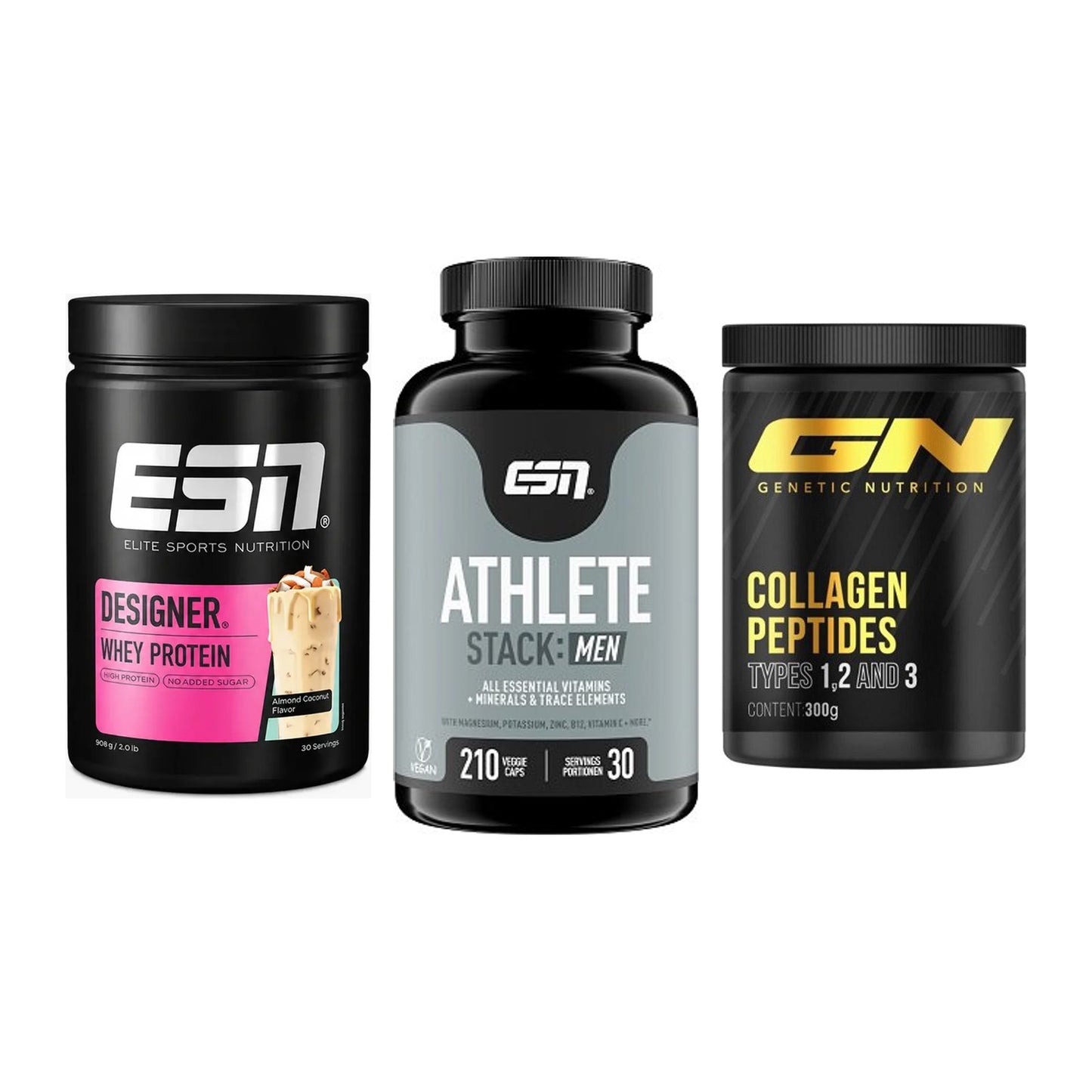 Regenerations-Set: ESN Designer + ESN Athlete + GN Peptan – alle enthaltenen Artikel