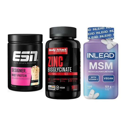 Regenerations-Set: ESN Designer + Body Attack + INLEAD MSM – alle enthaltenen Artikel