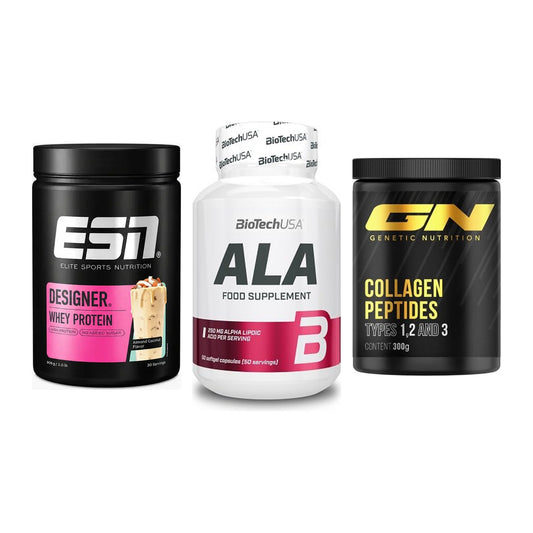 Regenerations-Set: ESN Designer + BioTech ALA + GN Peptan – alle enthaltenen Artikel
