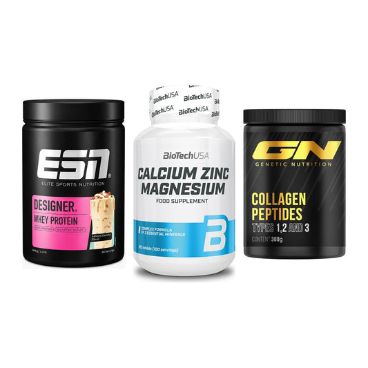 Regenerations-Set: ESN Designer + BioTech Calcium + GN Peptan – alle enthaltenen Artikel
