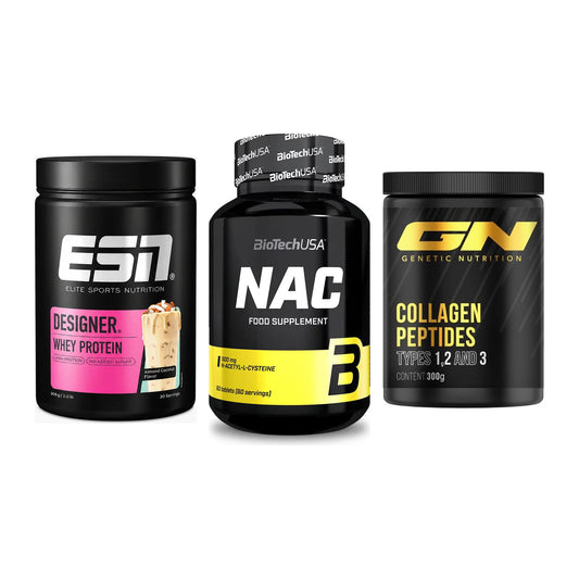 Regenerations-Set: ESN Designer + BioTech NAC + GN Peptan – alle enthaltenen Artikel