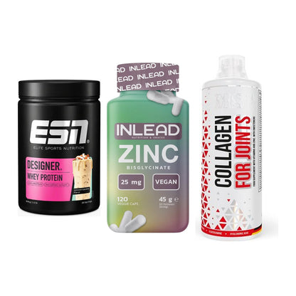 Regenerations-Set: ESN Designer + INLEAD Zink + MST Collagen – alle enthaltenen Artikel