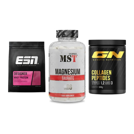 Regenerations-Set: ESN Designer + MST Magnesium + GN Peptan – alle enthaltenen Artikel