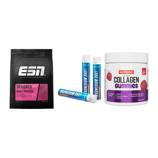 Regenerations-Set: ESN Designer + Body Attack + Nutrend Collage – alle enthaltenen Artikel