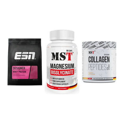 Regenerations-Set: ESN Designer + MST Magnesium + MST Collagen – alle enthaltenen Artikel