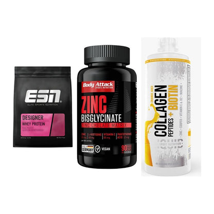 Regenerations-Set: ESN Designer + Body Attack + MST Collagen – alle enthaltenen Artikel