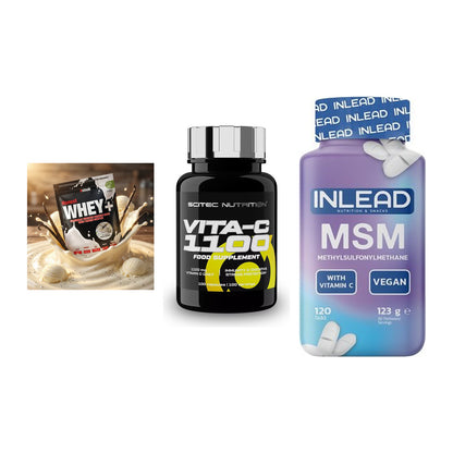 Regenerations-Set: Sinob Honest + Scitec Vitamin + INLEAD MSM – alle enthaltenen Artikel