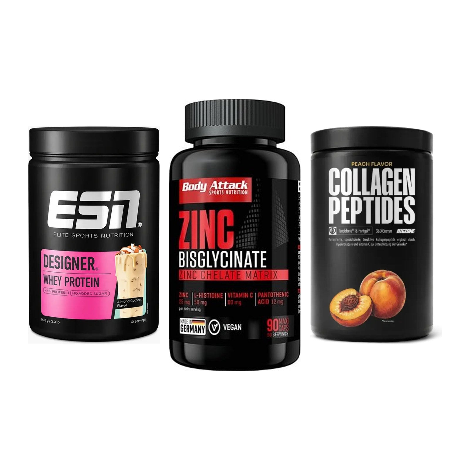 Regenerations-Set: ESN Designer + Body Attack + Big Zone – alle enthaltenen Artikel