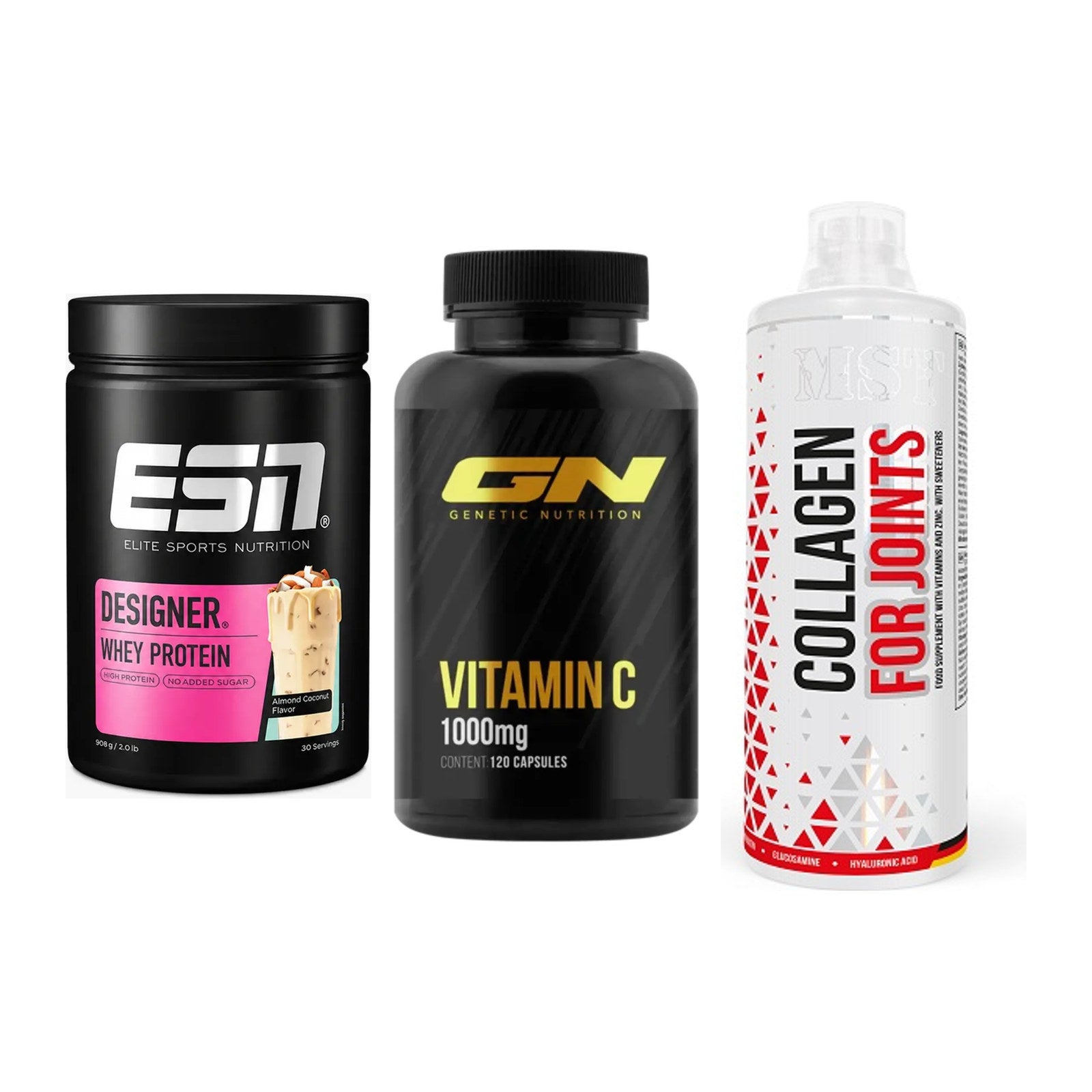 Regenerations-Set: ESN Designer + GN Vitamin C + MST Collagen – alle enthaltenen Artikel