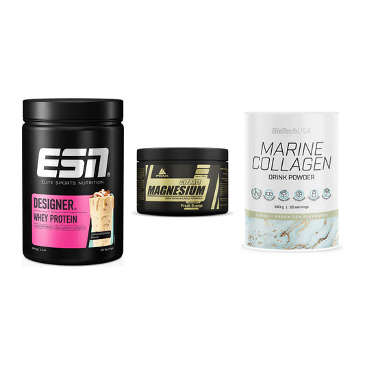 Regenerations-Set: ESN Designer + Peak Magnesium + BioTech Marine – alle enthaltenen Artikel