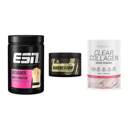 Regenerations-Set: ESN Designer + Peak Magnesium + BioTech Clear – alle enthaltenen Artikel