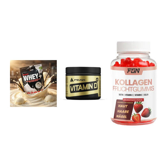 Regenerations-Set: Sinob Honest + Peak Vitamin D + FGN Kollagen 60 – alle enthaltenen Artikel