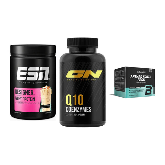 Regenerations-Set: ESN Designer + GN Q10 Health + BioTech Arthro – alle enthaltenen Artikel