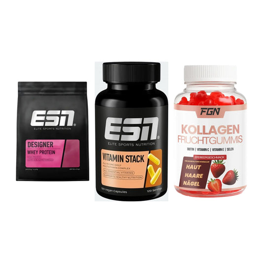 Regenerations-Set: ESN Designer + ESN Vitamin + FGN Kollagen 60 – alle enthaltenen Artikel
