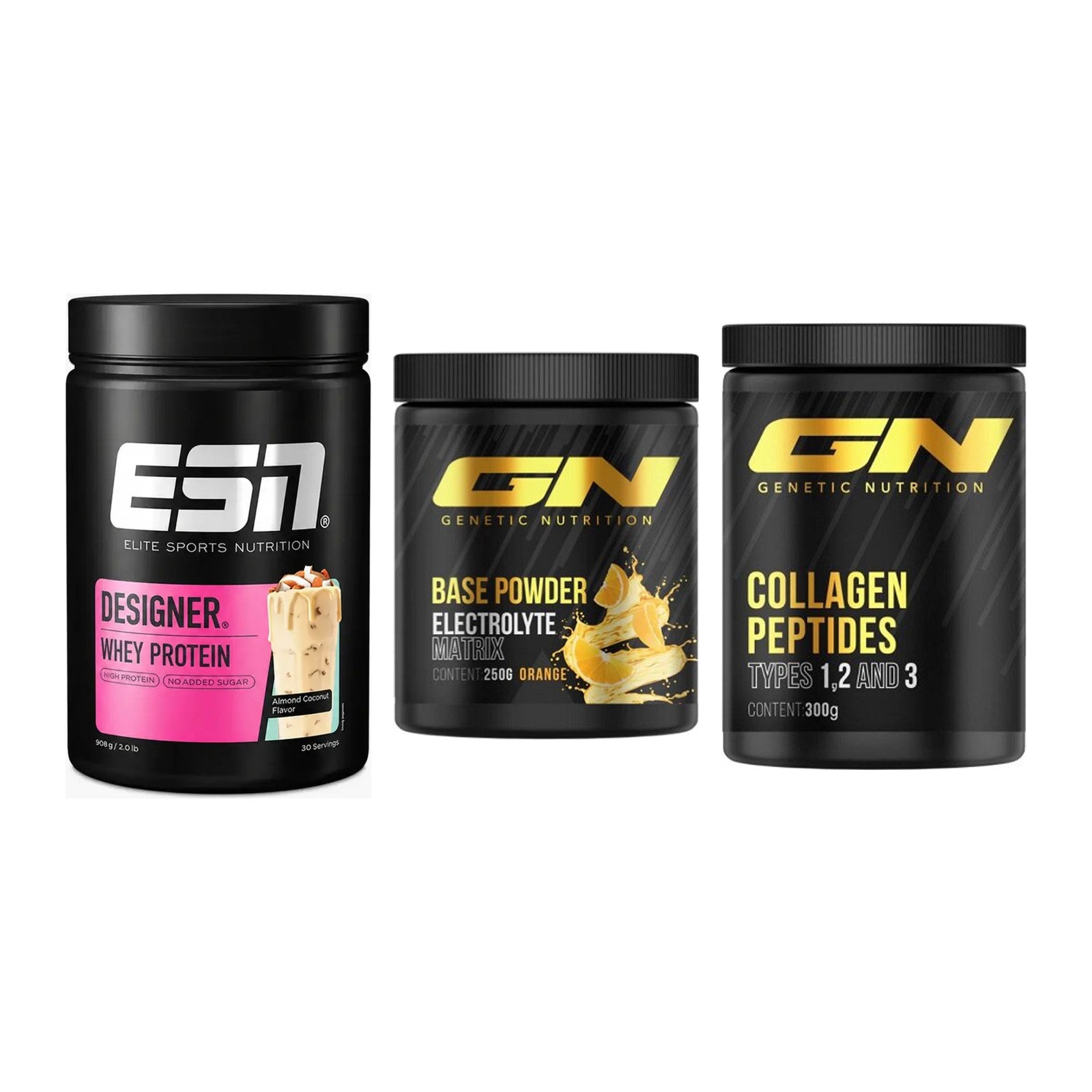 Regenerations-Set: ESN Designer + GN Base Powder + GN Peptan – alle enthaltenen Artikel
