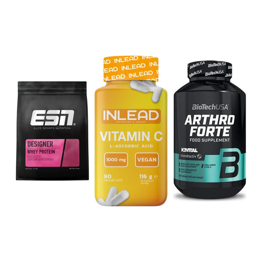Regenerations-Set: ESN Designer + INLEAD Vitamin + BioTech Arthro – alle enthaltenen Artikel